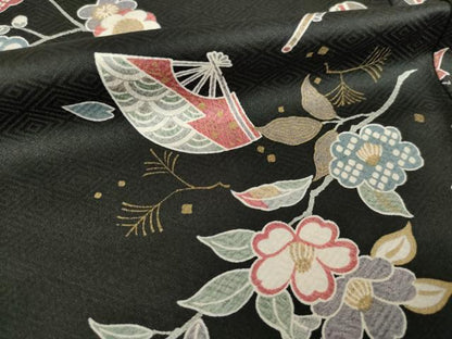平和屋着物●訪問着　器物花文　暈し染め　正絹　逸品　AABL2106ck