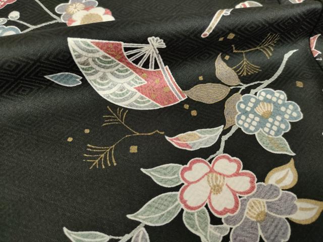 平和屋着物●訪問着　器物花文　暈し染め　正絹　逸品　AABL2106ck