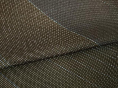 平和屋着物●山下晴三 京友禅競技大会受賞　本場染大島紬　訪問着　流水文　正絹　逸品　AABL2113ck