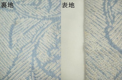 平和屋着物●全通柄九寸名古屋帯　総絞り　草花文　正絹　逸品　AABL2142pf