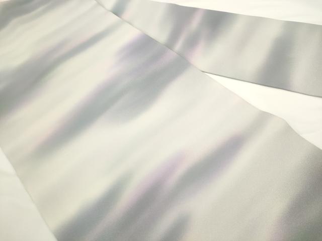 平和屋着物●染色工芸作家　本郷葵虹　全通柄九寸名古屋帯　霞文　正絹　逸品　AABL2185pf