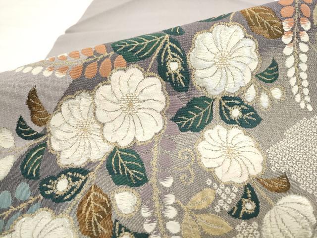 平和屋着物●太鼓柄袋帯　辻が花　正絹　逸品　AABL2210pf