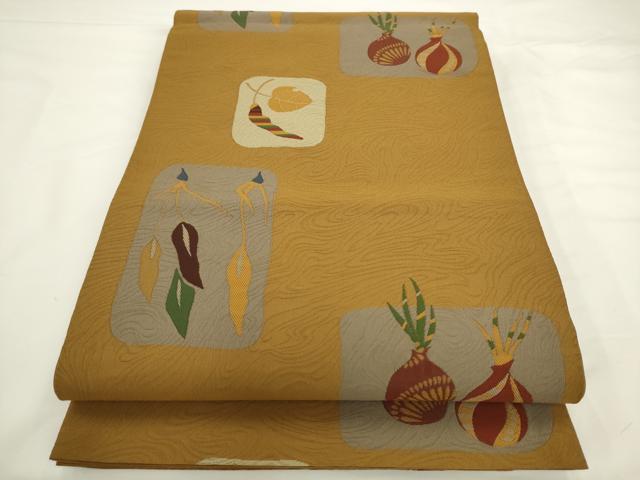 平和屋着物●六通柄京袋帯　成り物　AABL2219pf