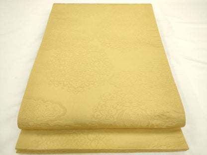 平和屋着物◎両面六通柄袋帯　鳳凰花文　金糸　AABL2251pf