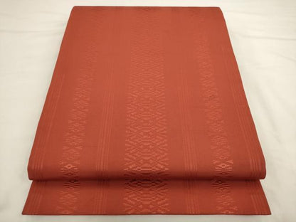 平和屋着物◎本場筑前博多織　九寸開き名古屋帯　献上　正絹　逸品　AABL2270pf