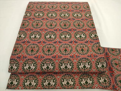 平和屋着物◎九寸開き名古屋帯　鳥獣花文　正絹　逸品　AABL2280pf