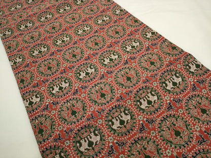 平和屋着物◎九寸開き名古屋帯　鳥獣花文　正絹　逸品　AABL2280pf