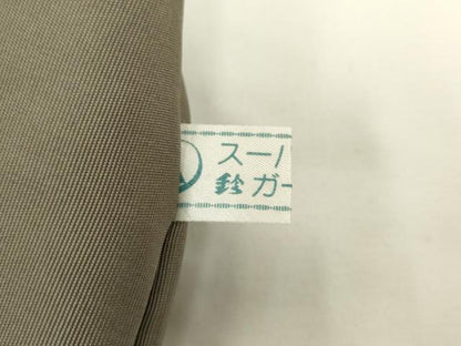 平和屋着物●塩瀬　九寸名古屋帯　ろうけつ染め　草花文　金彩　鈴乃屋扱い　正絹　逸品　AABL2315pf