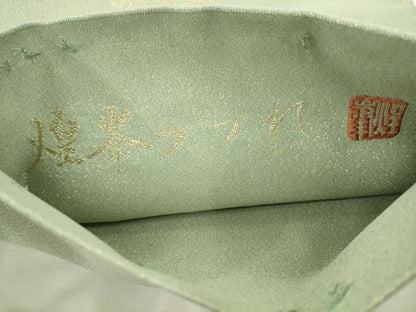 平和屋着物●白龍庵勝山　白龍庵煌峯　爪掻當麻つづれ錦　六通柄袋帯　花丸文　金銀糸　正絹　逸品　AABL2338pf