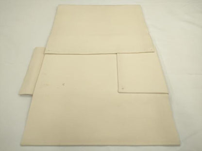 平和屋着物●塩瀬　つけ帯　手描き　草花文　正絹　逸品　AABL2355pf