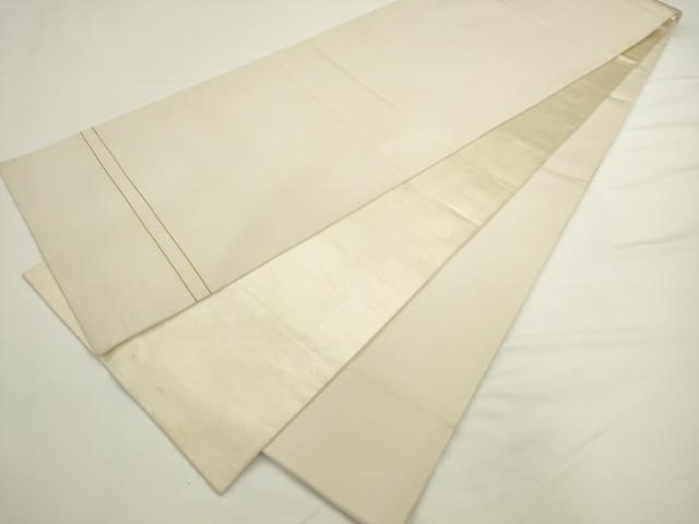 平和屋着物▼塩瀬　太鼓柄京袋帯　作家物　手描き　たんぽぽ　正絹　逸品　AABL2359pf