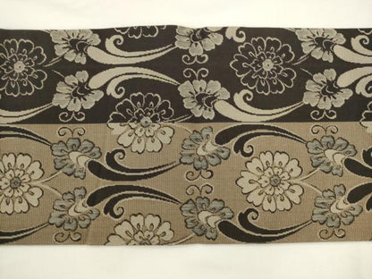 平和屋着物●全通柄九寸名古屋帯　花間道　正絹　逸品　AABL2364pf