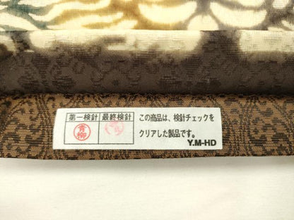 平和屋着物●両面六通柄袋帯 鳥獣花文 正絹 逸品 AABL2390pf