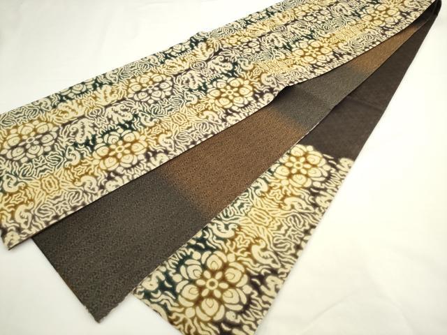 平和屋着物●両面六通柄袋帯 鳥獣花文 正絹 逸品 AABL2390pf
