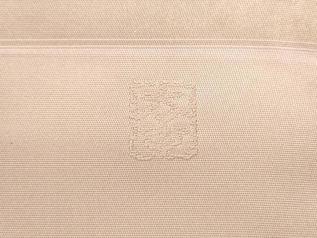 平和屋着物●西陣　長谷川織物　九寸開き名古屋帯　草花丸紋　金糸　正絹　逸品　AABL2417pf