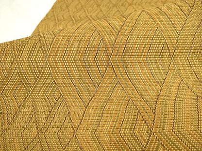 平和屋着物●全通柄袋帯　繧繝間道　金糸　正絹　逸品　AABL2425pf