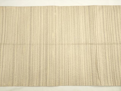 平和屋着物●綴れ　八寸名古屋帯　横段文　金糸　正絹　逸品　AABL2437pf
