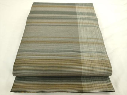 平和屋着物●両面六通柄袋帯　葡萄唐草文　金糸　正絹　逸品　AABL2511pf