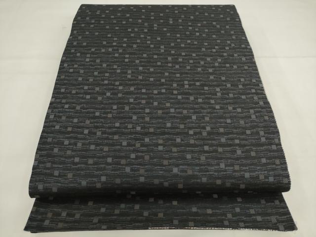平和屋着物●両面全通柄袋帯　間道　正絹　逸品　AABL2523pf