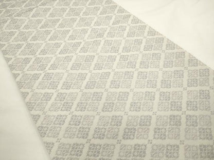 平和屋着物●全通柄袋帯　四ツ目花菱　正絹　逸品　AABL2525pf