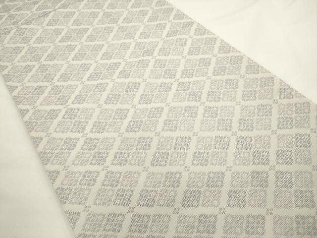 平和屋着物●全通柄袋帯　四ツ目花菱　正絹　逸品　AABL2525pf