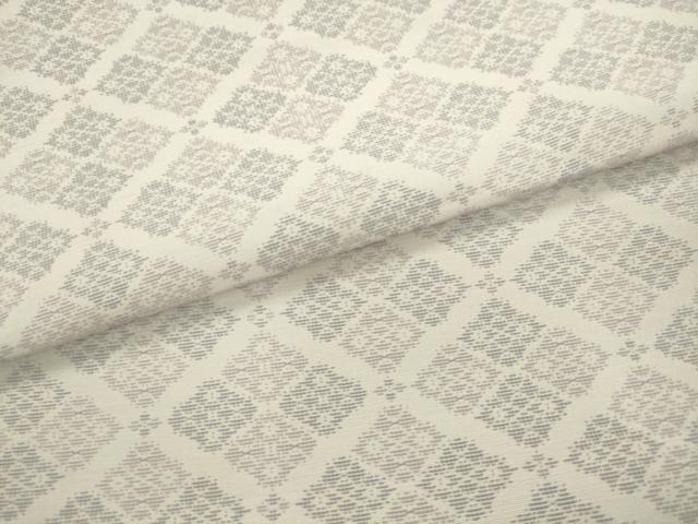 平和屋着物●全通柄袋帯　四ツ目花菱　正絹　逸品　AABL2525pf