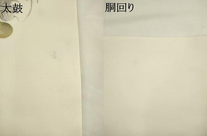 平和屋着物●九寸名古屋帯　手描き　瓢箪　正絹　逸品　AABL2539pf