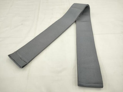 平和屋着物●男性　本場筑前博多織　角帯　霞文　淡藤色　正絹　逸品　AABL2567pf