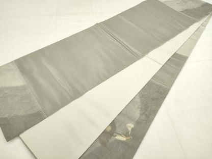 平和屋着物●太鼓柄袋帯　螺鈿箔　夏虫　楽器　正絹　逸品　AABL2580pf