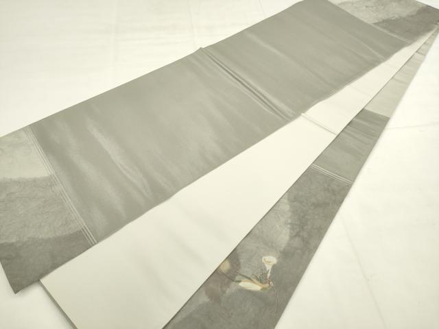 平和屋着物●太鼓柄袋帯　螺鈿箔　夏虫　楽器　正絹　逸品　AABL2580pf