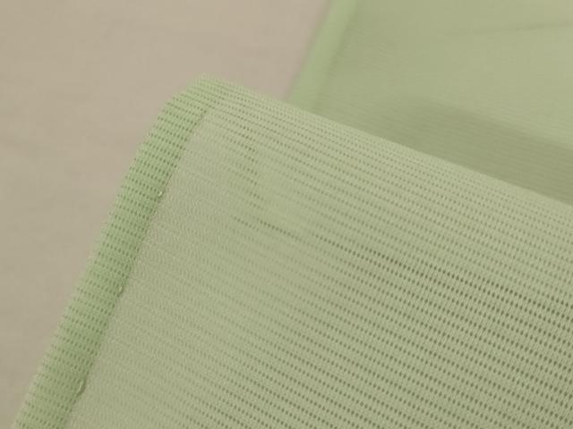 平和屋着物＊夏物　小紋　絽　草花文　暈し染め　洗える着物　AABL2604jd