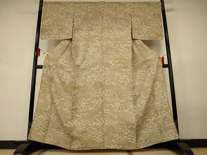 平和屋着物＊夏物　染織の名門　しょうざん　生紬　紗　松竹梅　正絹　逸品　AABL2616jd