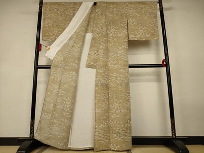平和屋着物＊夏物　染織の名門　しょうざん　生紬　紗　松竹梅　正絹　逸品　AABL2616jd