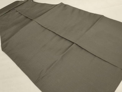 平和屋着物＊夏物　男性　茶喜仙台平　馬乗り袴　縦絽　縞　正絹　逸品　AABL2625jd