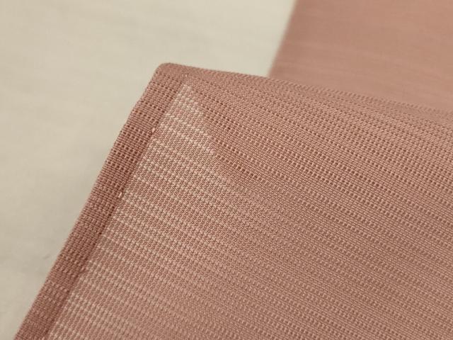 平和屋着物＊夏物　色無地　絽　赤白橡色　正絹　逸品　未使用　AABL2632jd