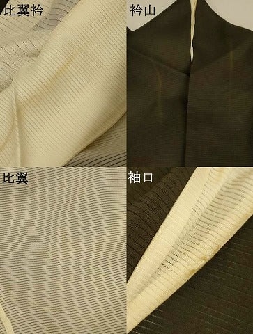 平和屋着物＊夏物　黒留袖　絽　風景吉祥文　金彩　正絹　逸品　AABL2641jd
