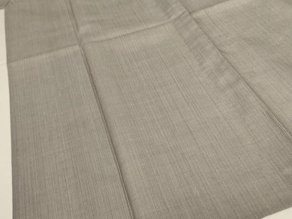 平和屋着物＊夏物　生紬　紗　縞　正絹　逸品　AABL2642jd