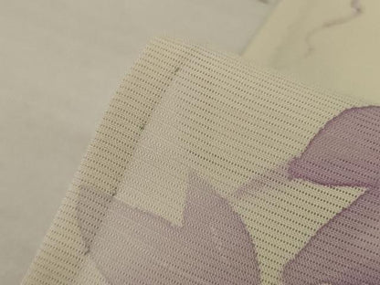 平和屋着物＊夏物　訪問着　絽　手描き　蔦の葉文　金銀彩　正絹　逸品　AABL2648jd