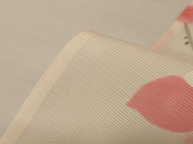 平和屋着物＊夏物　小紋　絽　手描き　枝花文　正絹　逸品　AABL2653jd