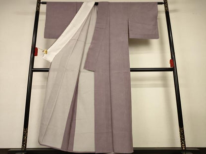 平和屋着物＊夏物　江戸小紋　絽　鮫小紋柄　正絹　逸品　AABL2663jd