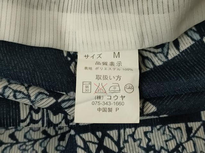 平和屋着物＊夏物　小紋　絽　市松風景花文　洗える着物　AABL2673jd