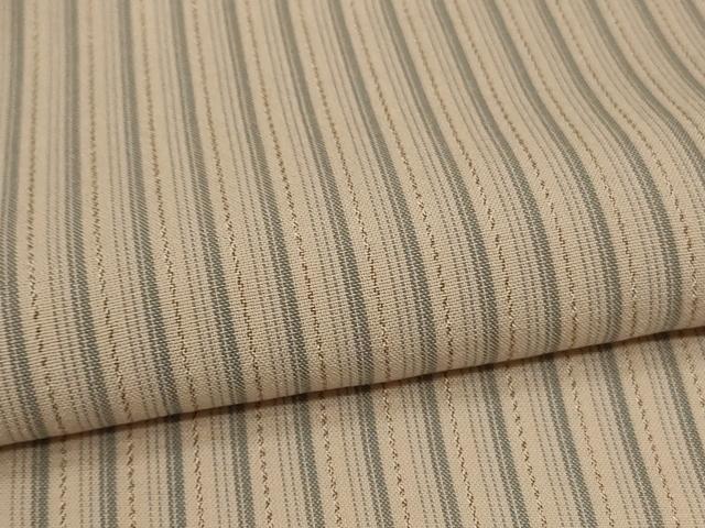 平和屋着物＊夏物　紗紬　縞　正絹　逸品　AABL2686jd