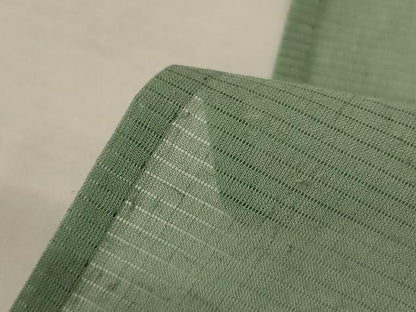 平和屋着物＊夏物　訪問着　絽紬　友禅　流水渡橋文　正絹　逸品　AABL2691jd