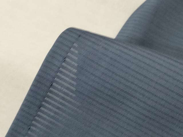 平和屋着物＊夏物　色無地　絽　藍鼠色　正絹　逸品　AABL2699jd
