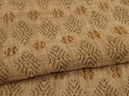 平和屋着物＊夏物　本場小千谷ちぢみ　菱文　麻　逸品　AABL2705jd