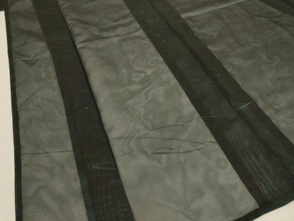 平和屋着物＊夏物　小紋　風通紗　流水文　正絹　逸品　AABL2708jd