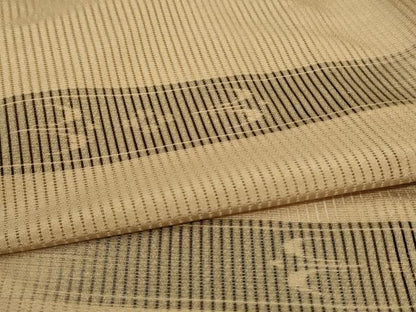 平和屋着物＊夏物　絽芭蕉　琉球絣文　証紙付き　正絹　逸品　AABL2710jd