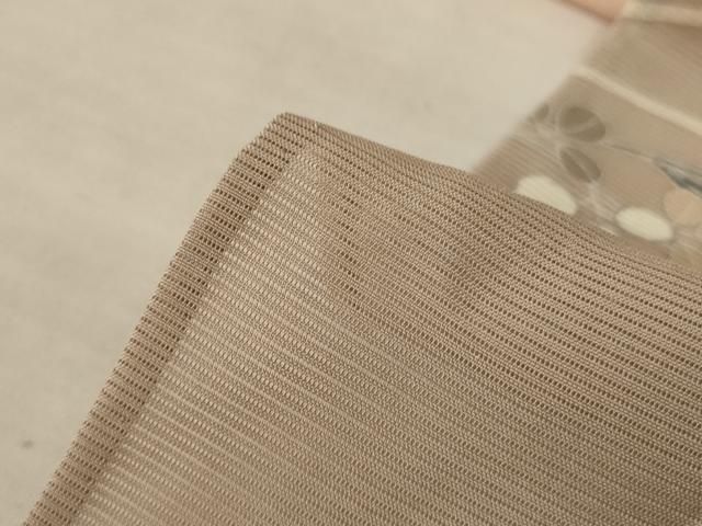 平和屋着物＊夏物　訪問着　絽　草花文　暈し染め　銀彩　正絹　逸品　AABL2714jd