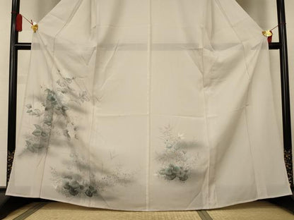 平和屋着物＊夏物　訪問着　絽　紫陽花　暈し染め　正絹　逸品　AABL2723jd