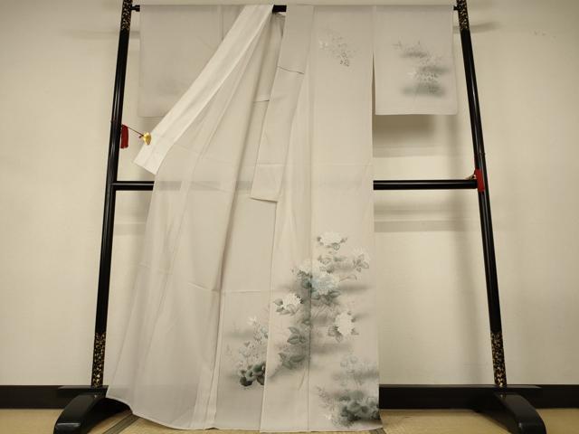 平和屋着物＊夏物　訪問着　絽　紫陽花　暈し染め　正絹　逸品　AABL2723jd